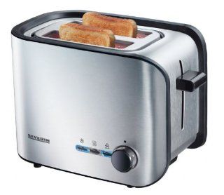 Severin AT 2595 Automatik Toaster, aluminium schwarz / 900 W 