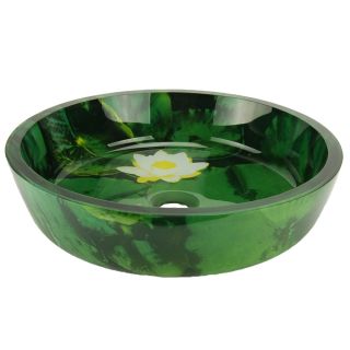 Italia Everglades Glass Vessel Sink Today $185.39