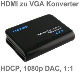 Ligawo ® HDMI zu VGA Konverter Converter Wandler 