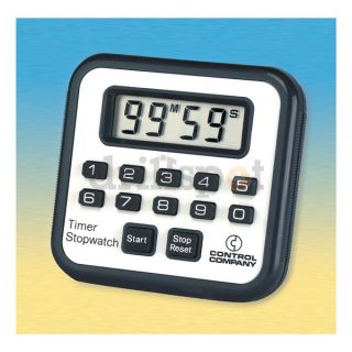 Control Company 7010 Timer/Stopwatch, Digital, 3/8 In. LCD