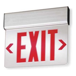 Lithonia EDG 2 R M6 Exit Sign, 2.80W, Red, 2 Faces