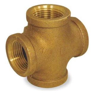 Approved Vendor 1VFB9 Cross, Red Brass, 1/2 In, 150 PSI
