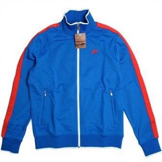 Nike N98 Retro Track Top Jacke blau rot Bekleidung