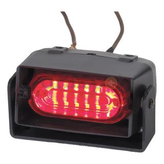 Code 3 ESX1RD R Sngl Hd Dash/Deck Light, LED, Red, 3 3/4 W