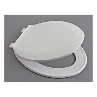 Approved Vendor 1600 001 Toilet Seat, Elgonated, 18 7/64 In, White