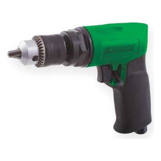 Speedaire 2YPR3 Air Drill, General, Pistol, 3/8 In.