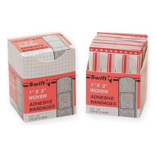 Swift 016459 Bandage, Woven, 1 x 3 In, Pk 100