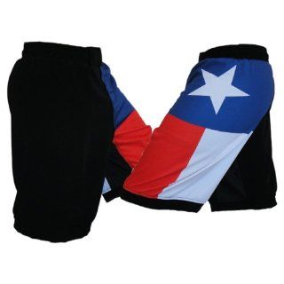 Texas Flag MMA Fight Shorts Size 30 