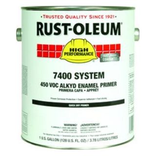 Rust Oleum 2082402 1 Gallon Light Gray Quick Dry Primer Stops Rust
