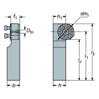 Sandvik Coromant 570 25RF 16 Adapter