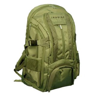 Imagine Eco friendly Small Green 16 inch Laptop Backpack