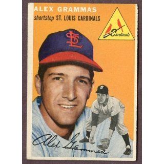 1954 Topps #151 Alex Grammas Cardinals VG EX 183391 Kit