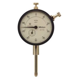 Mitutoyo 2416S 10CERT Dial Indicator w/Cert, 0.001 Grad, 0 1 In