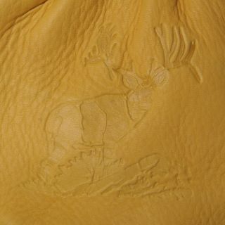 Daxx Mens Top Grain Deerskin Leather Mule Wildlife Print Gloves