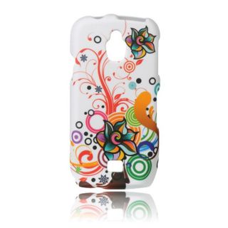Luxmo Autumn Flower Rubber Coated Case for Samsung Exhibit 4G/ T759